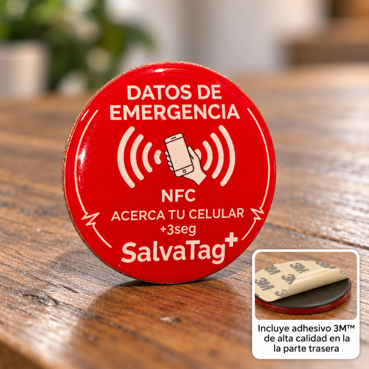 SalvaTag - 1 Tag Ficha de emergencia digital