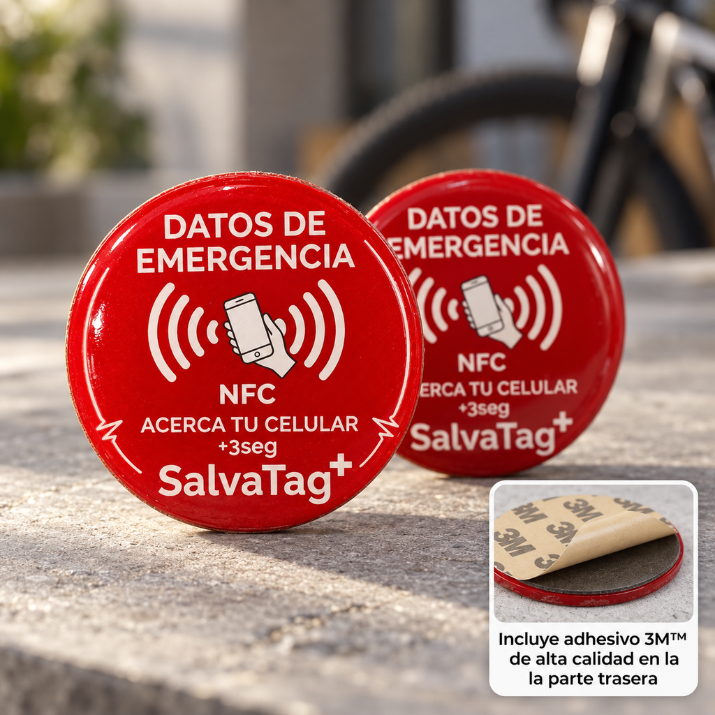 SalvaTag - Pack 2 Tags (Enlazados al mismo perfil)